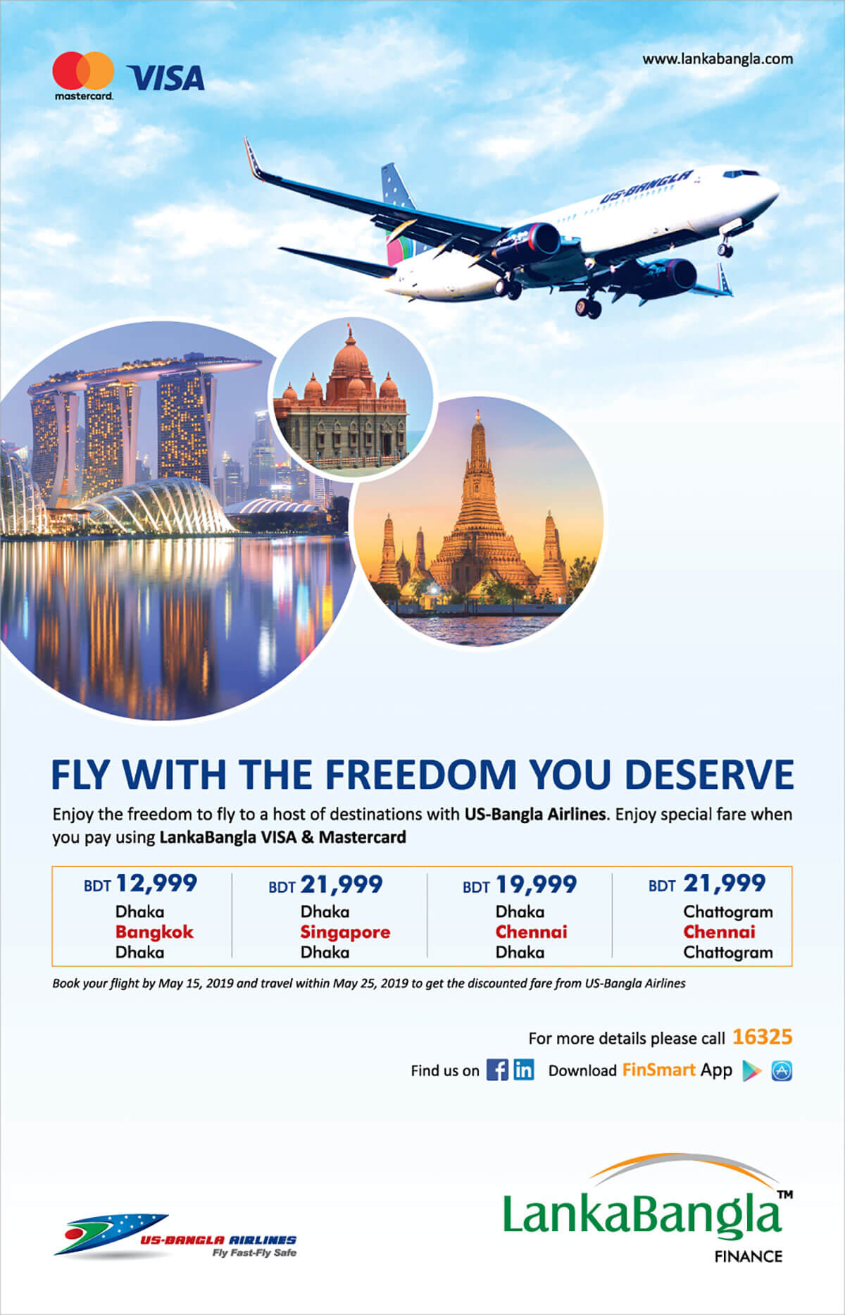Fly With The Freedom You Deserve with US-Bangla Airlines