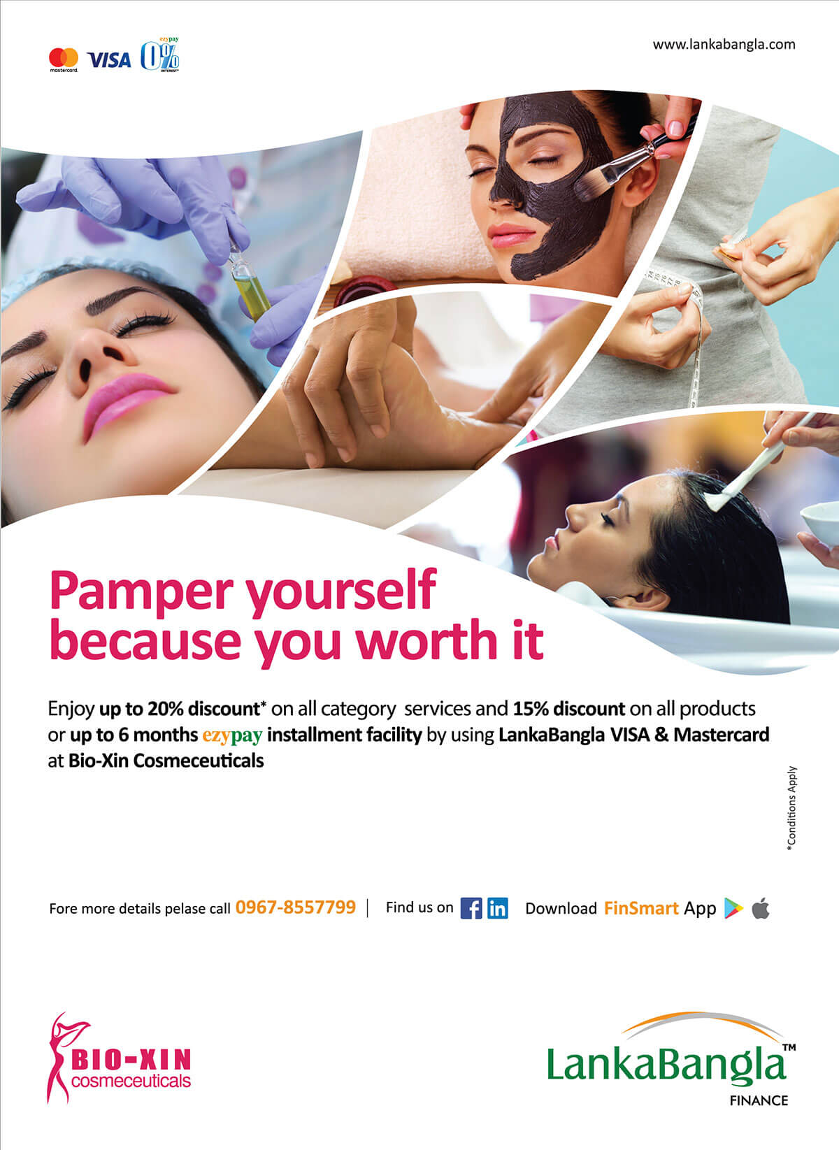 Pamper yourself because you worth it