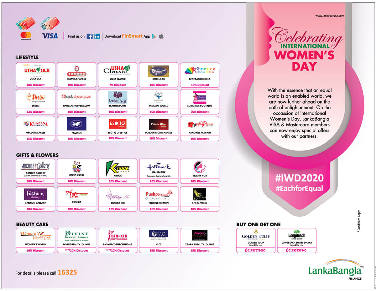 International Women’s Day Offer
