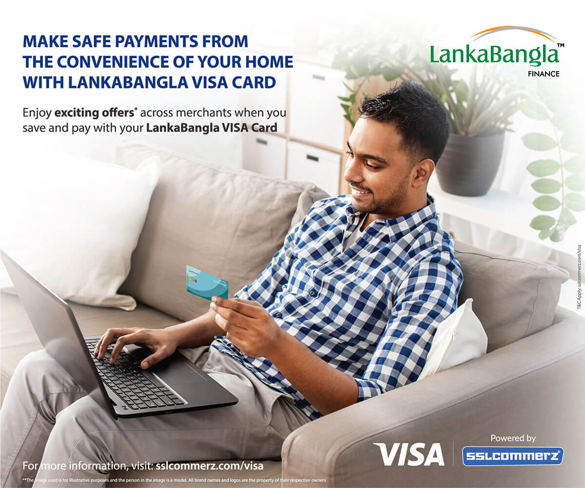 Make Safe Payments From The Convenience Of Your Home With LankaBangla Visa Card