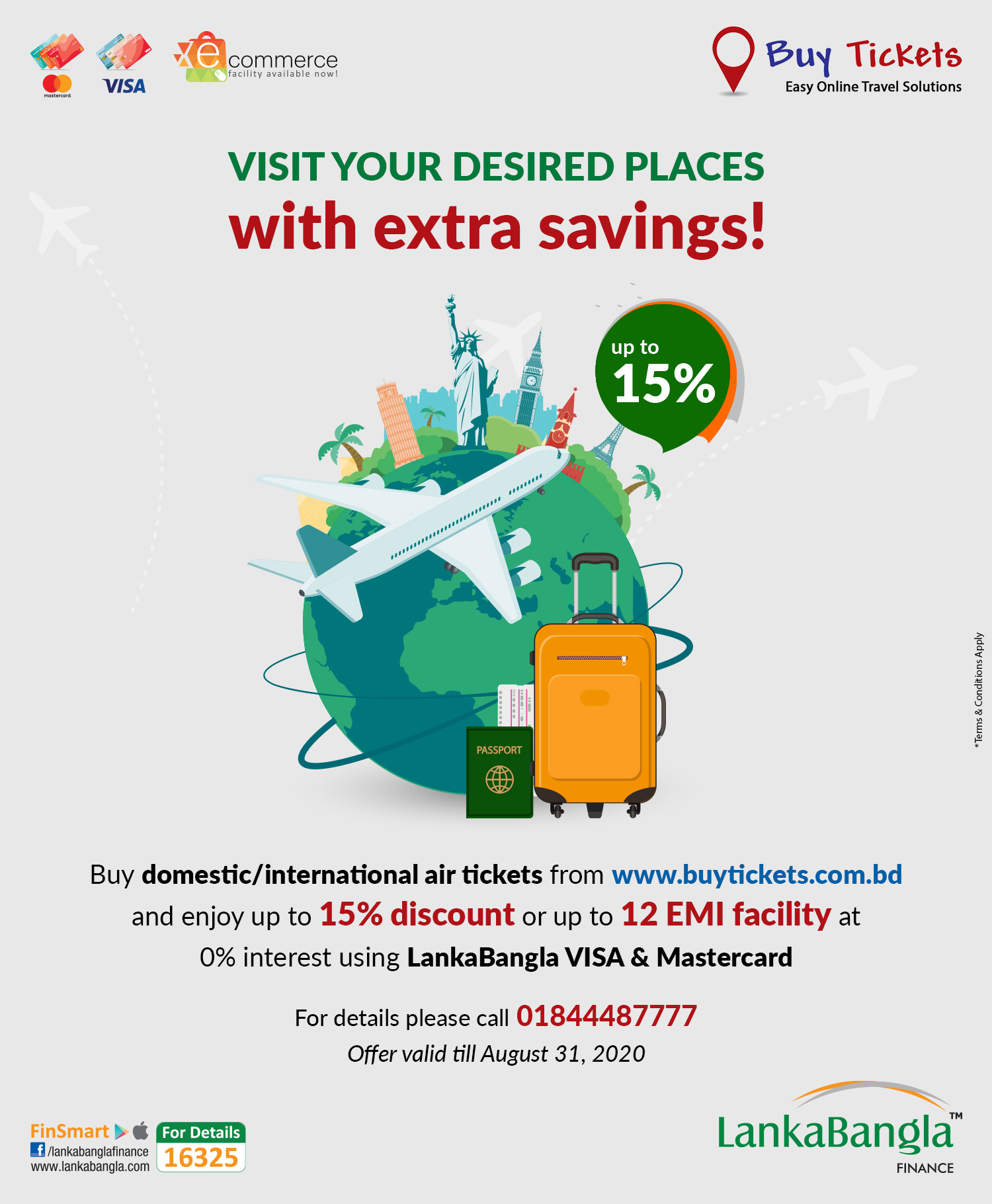 Visit Your Desired Places With Extra Savings!