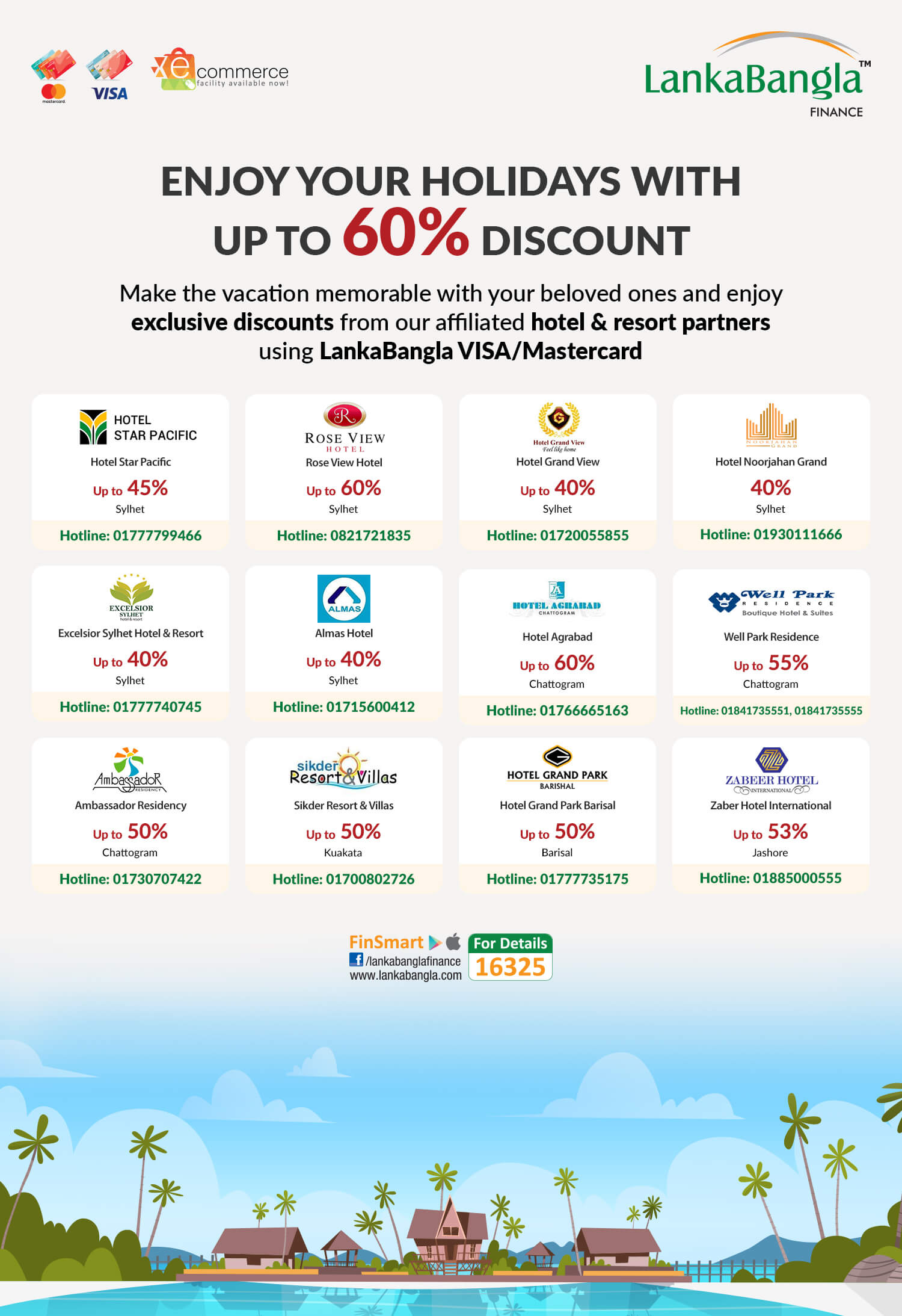 Enjoy your holidays with up to 60% discount 2