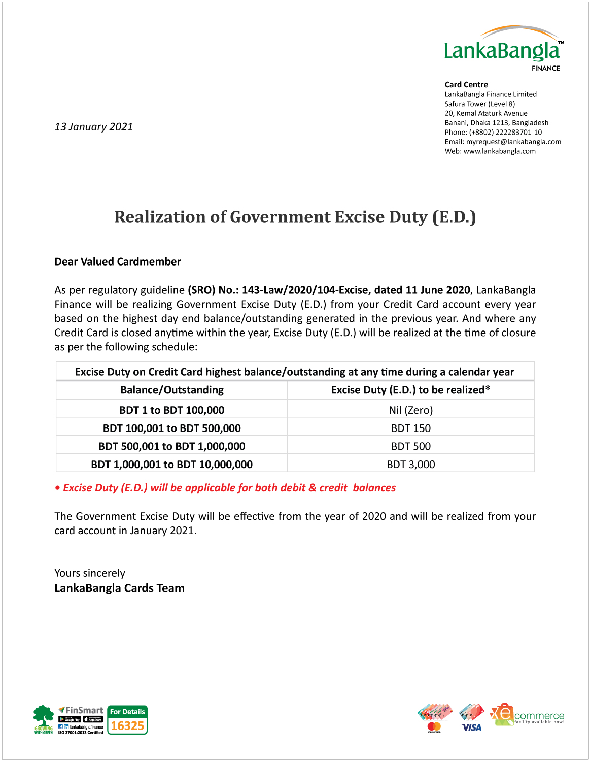 Government Excise Duty