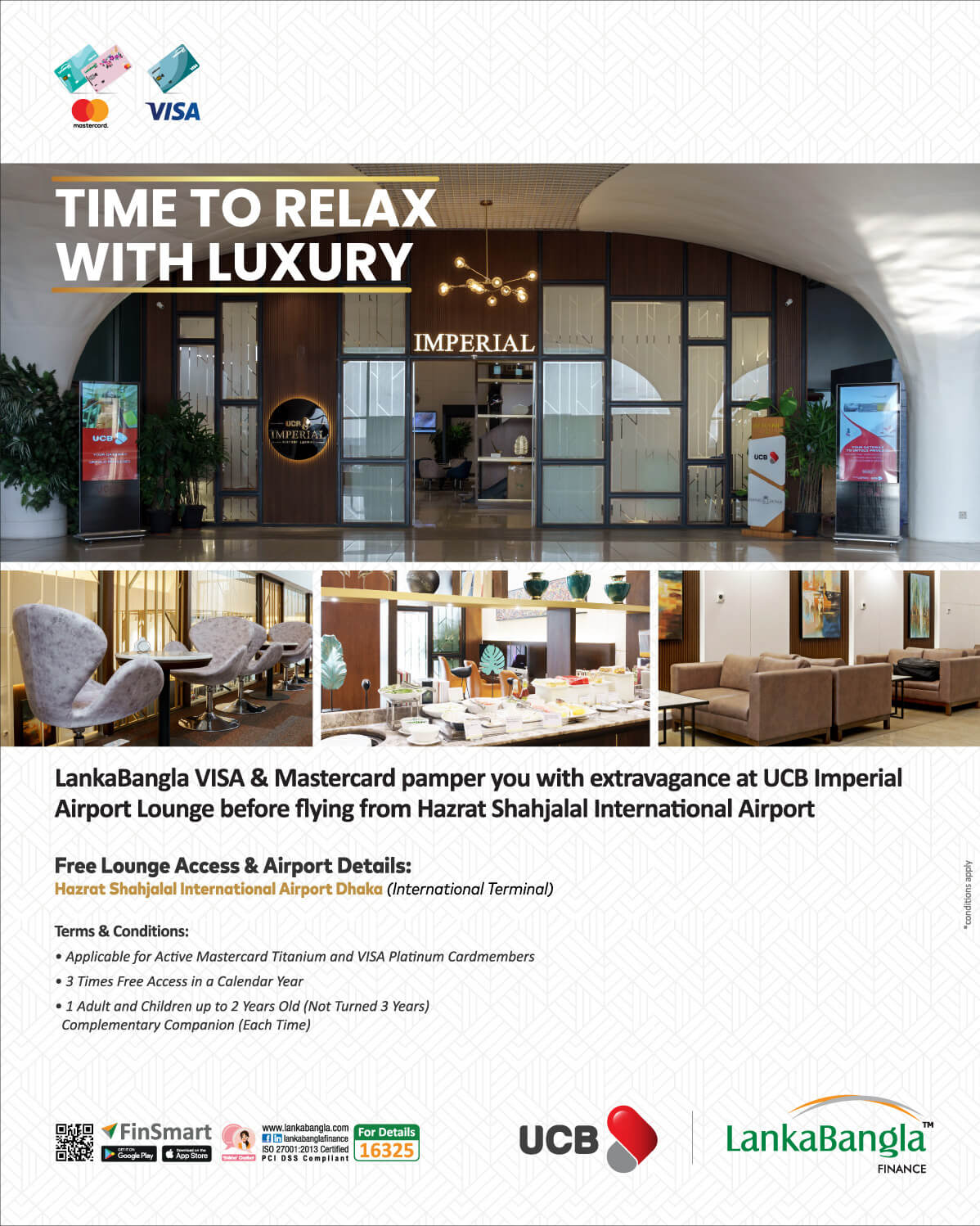 LBFL Offer at UCB Imperial Airport Lounge