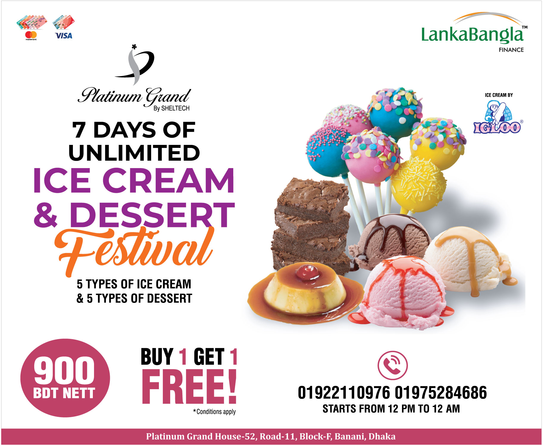 LBFL Credit Card Platinum Grand Eid-al Fitr Ice Cream & Dessert Festival