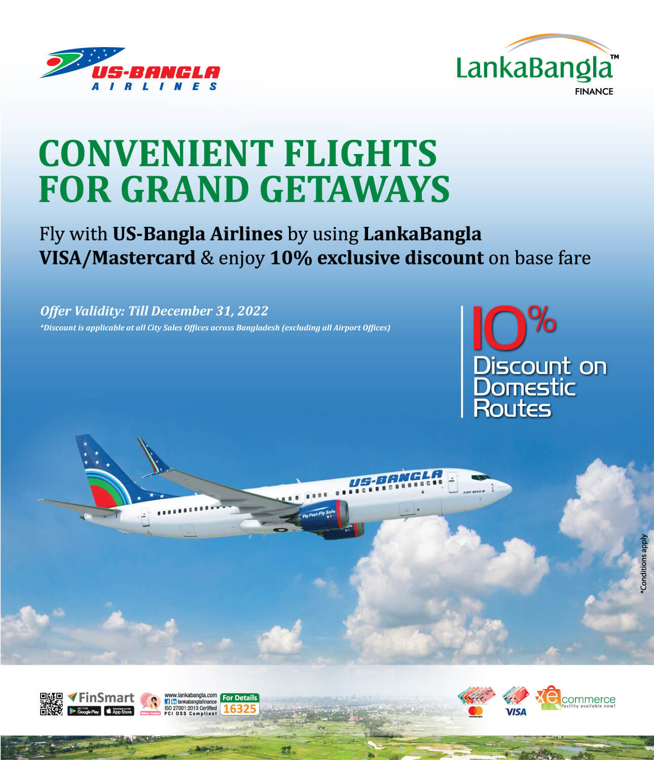 Travel Offer at US Bangla Airlines