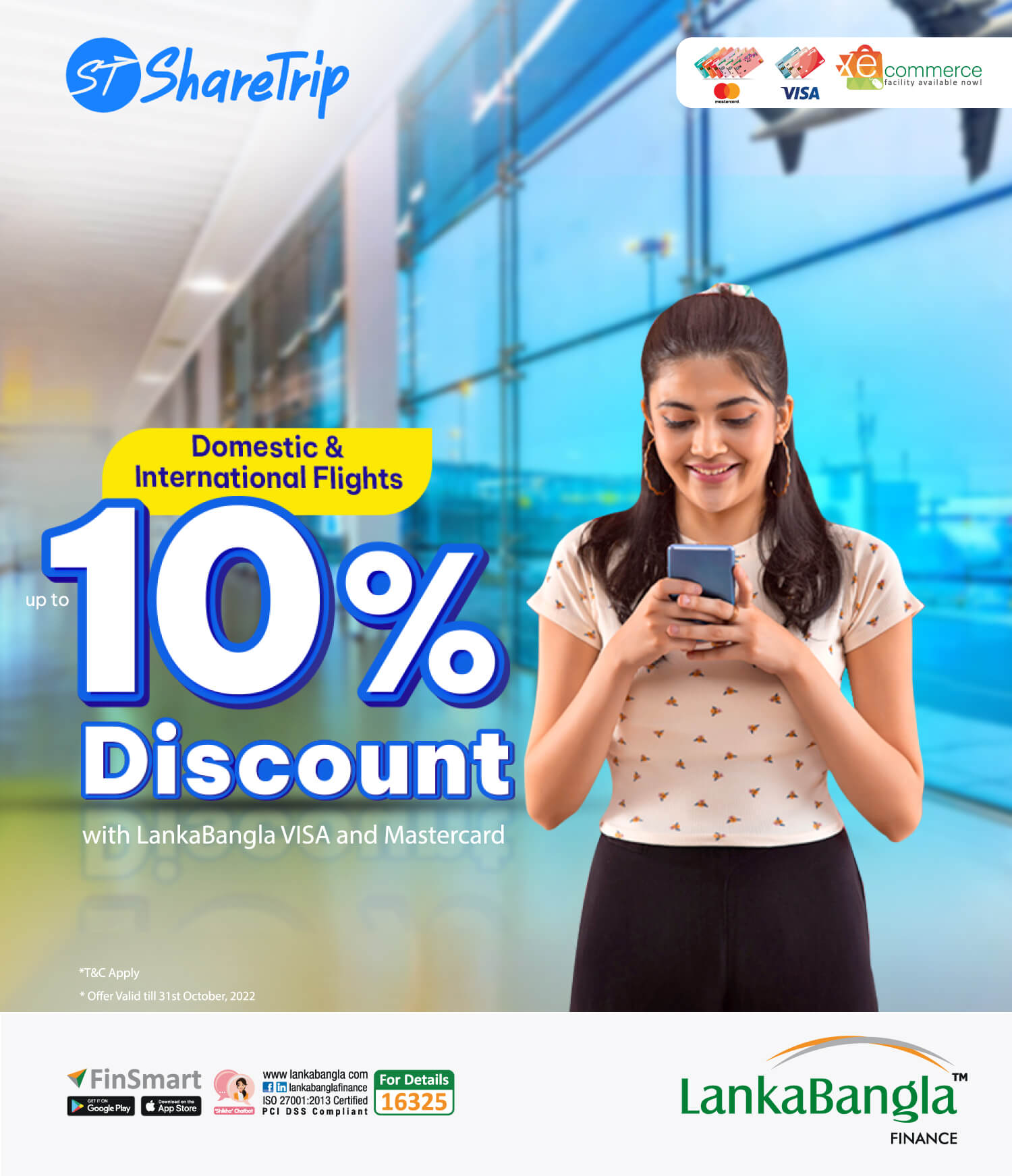 ShareTrip Flight 10% Discount