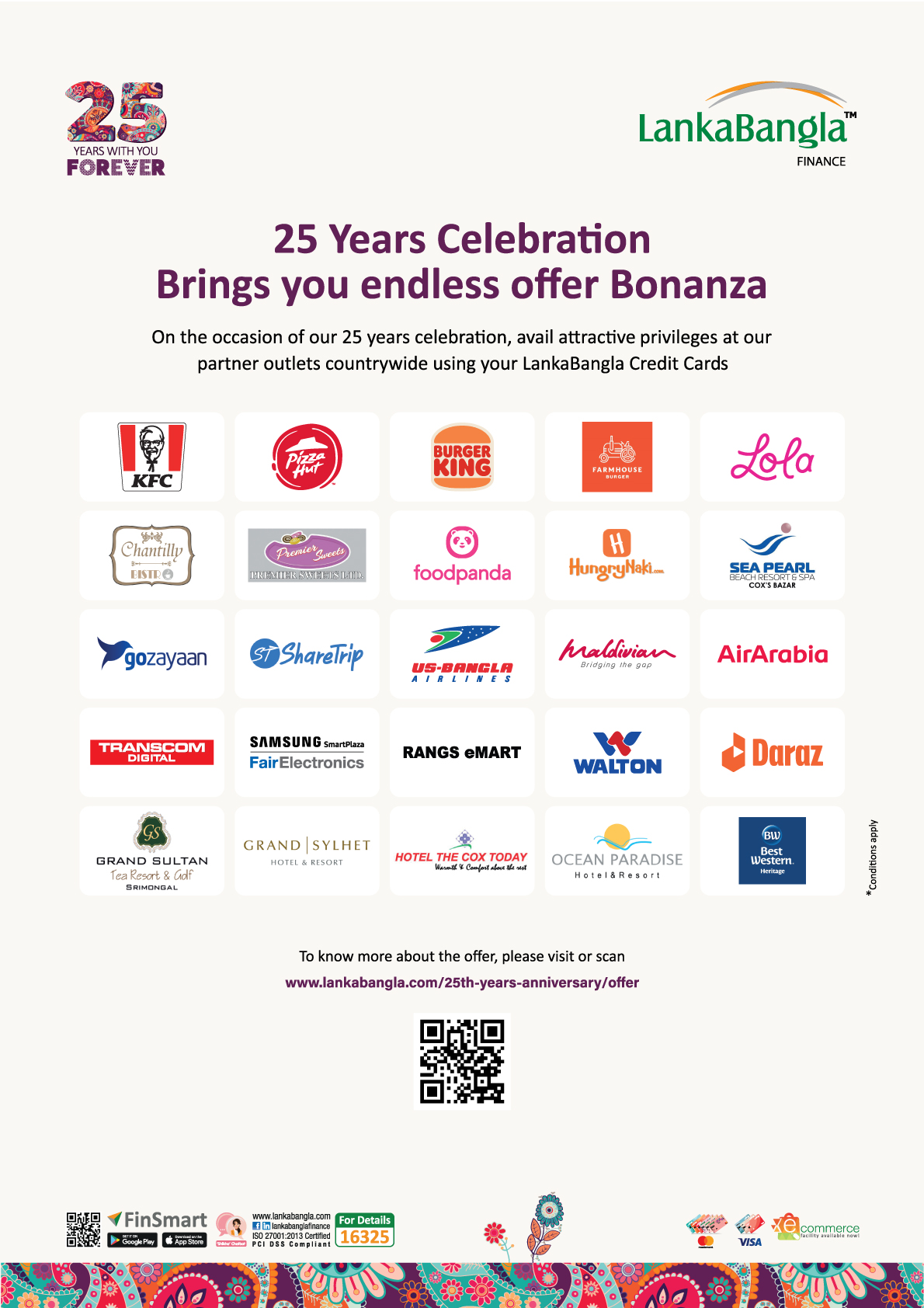 LBFL 25 years celebration Credit Card Offer EDM